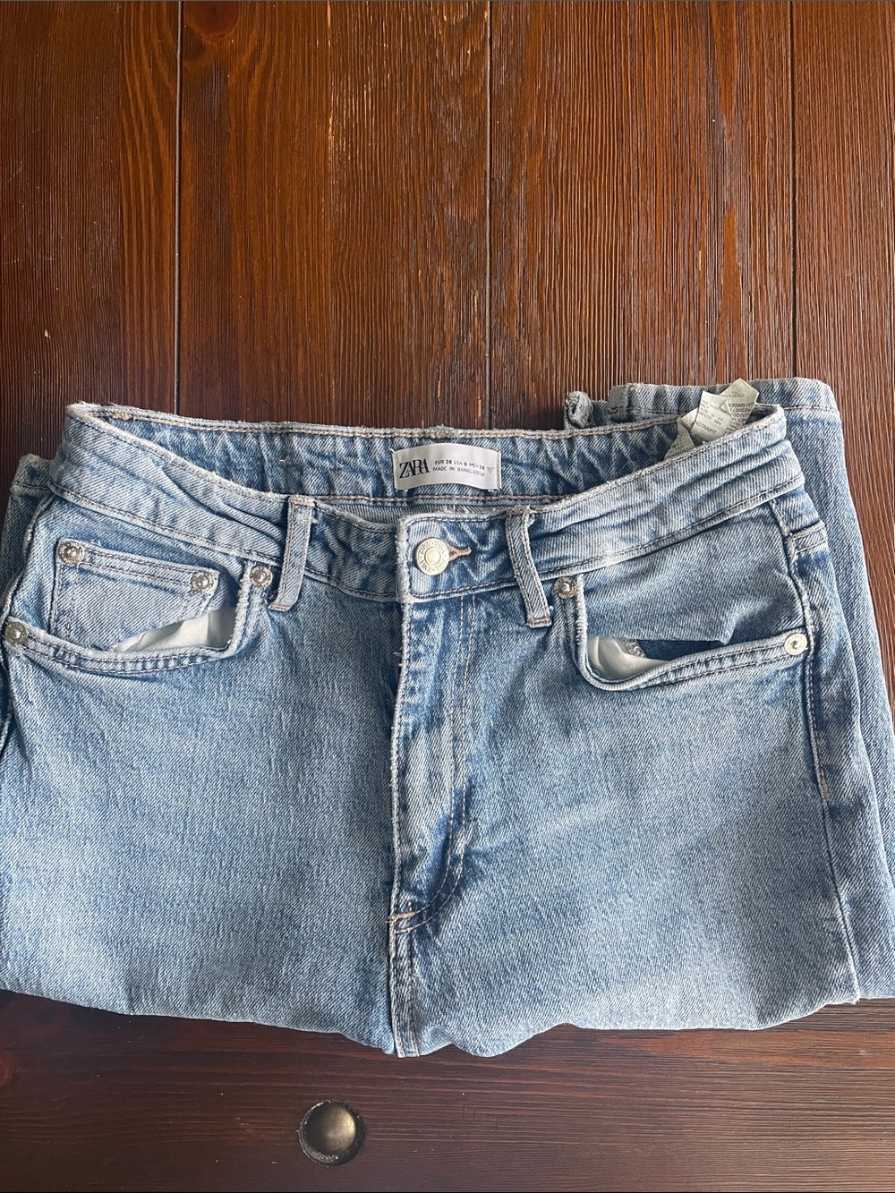 ZARA Light Wash High-Rise Women's Jeans
